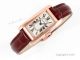 Grade 1A Replica Cartier Tank Americaine Quartz Watch Rose Gold Women (2)_th.jpg